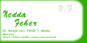 nedda feher business card